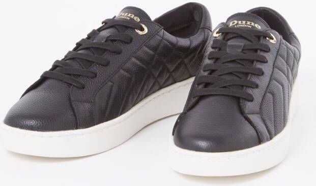 Dune London Egent sneaker van leer met quilt patroon