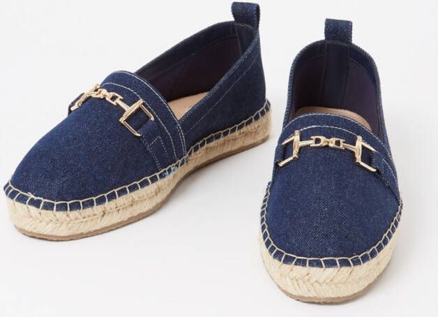 Dune London Gellato espadrille van denim