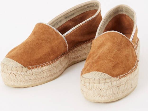 Dune London Genivee espadrille van suède