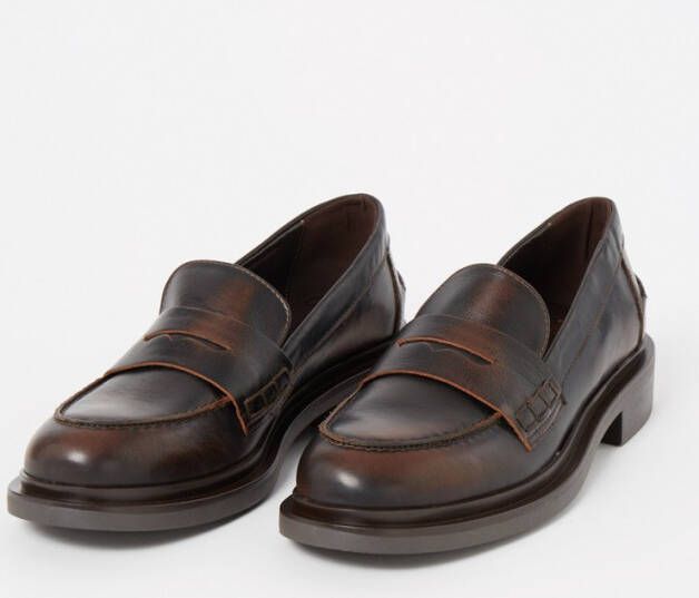 Dune London Giri loafer van leer