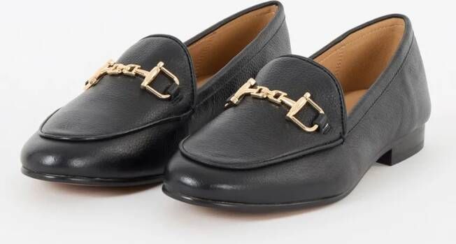 Dune London Glair loafer van leer met horsebit