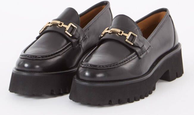 Dune London Groundbreaking loafer van leer