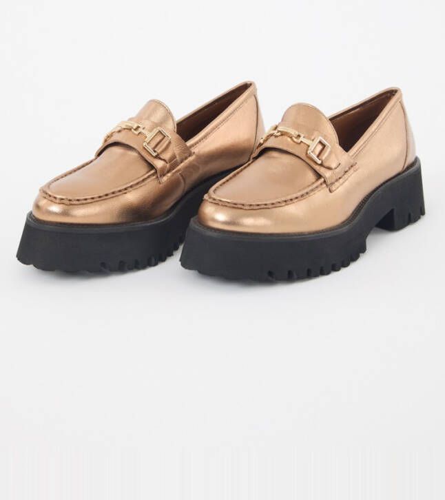 Dune London Groundbreaking loafer van leer