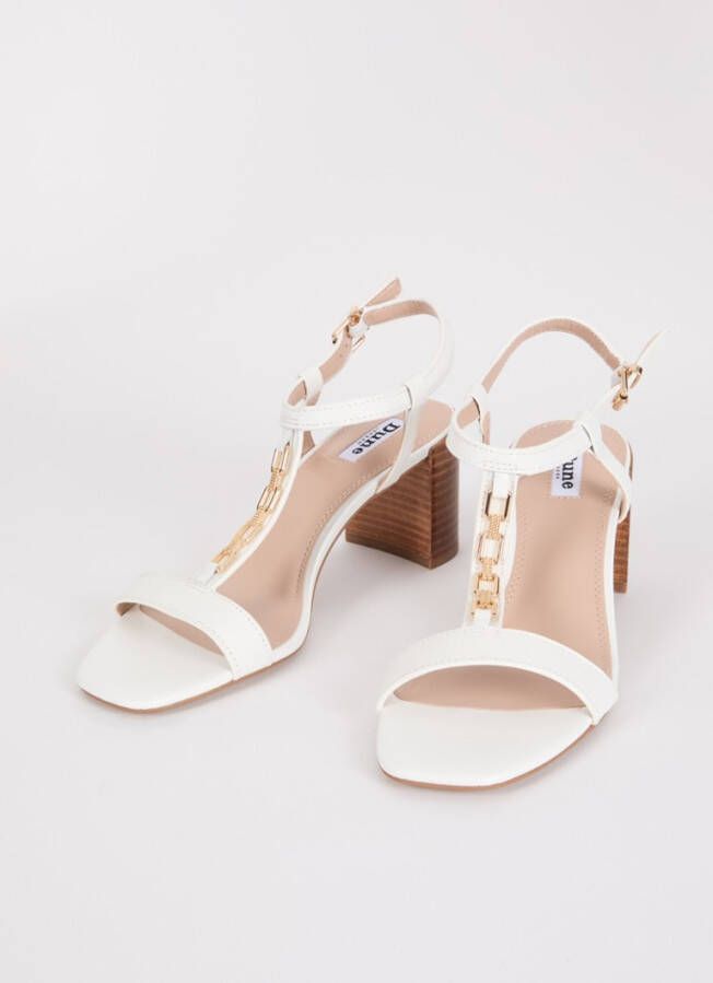 Dune London Justify sandalette van leer