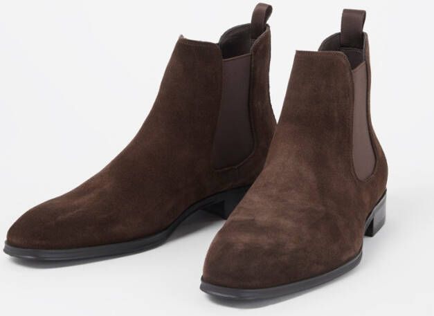 Dune London Mandatory chelsea boot van leer