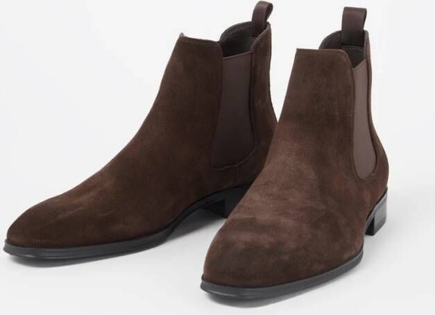 Dune London Mandatory chelsea boot van leer