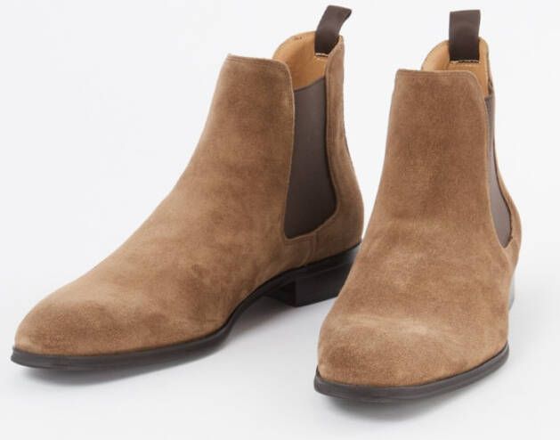 Dune London Mandatory chelsea boot van leer