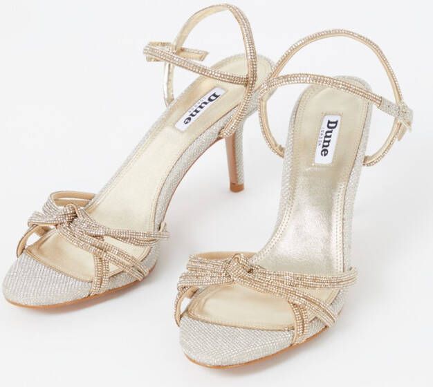 Dune London Marvelo sandalette met strass