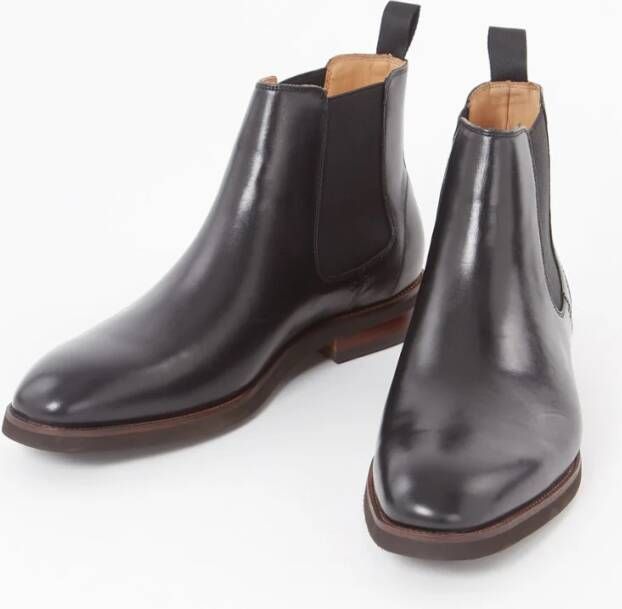 Dune London Maxton chelsea boot van leer