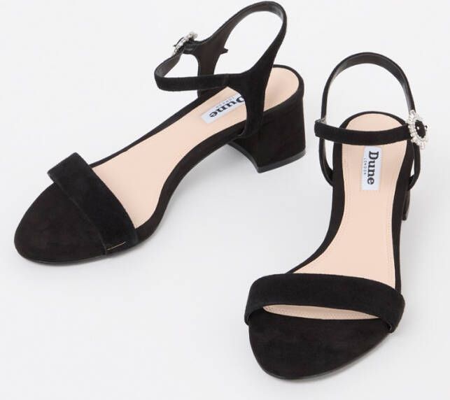 Dune London Measure sandalette met gespdetail