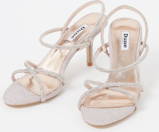 Dune London Momentum sandalette met strass