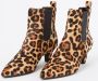 Dune London Obvious chelsea boot met panterprint - Thumbnail 2