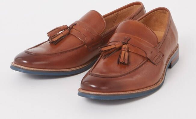 Dune London Simley loafers van leer