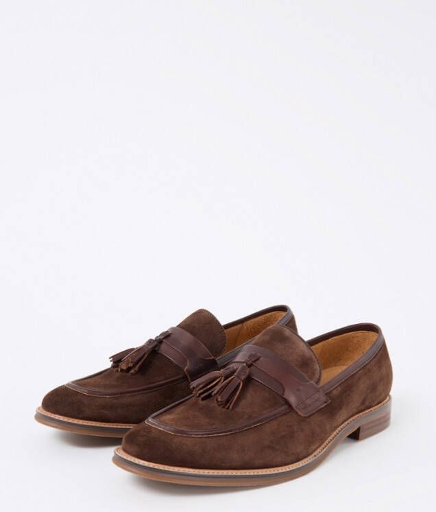 Dune London Simley loafers van leer