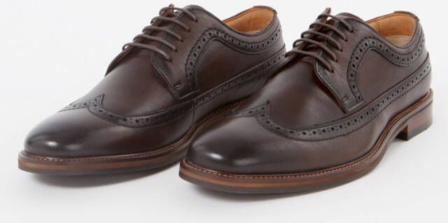 Dune London Steeles brogue van leer