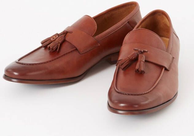 Dune London Supremium loafer van leer