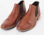 Dune London Wide Fit Chilean chelsea boot van leer - Thumbnail 2