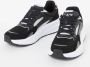 Emporio Armani Cusher Sonic Mix sneaker van suède met mesh details - Thumbnail 3