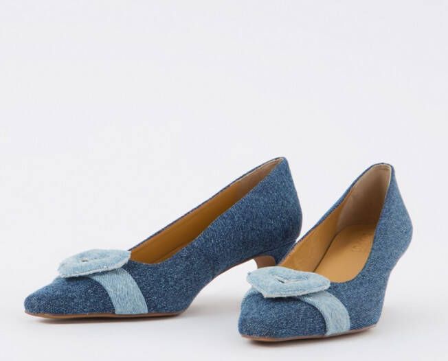 Fabienne Chapot Parton pump van denim