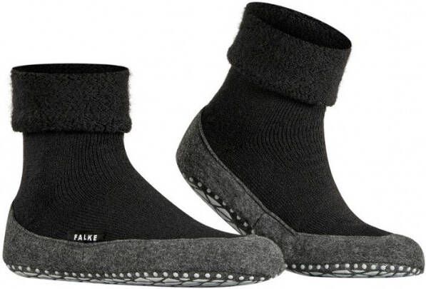 Falke Cosyshoe pantoffel in wolblend met anti slip