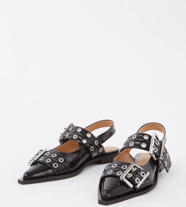 Ganni Slingback met gespdetail