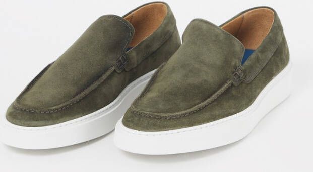 Giorgio Clean Cup slip-on van suède