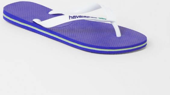 Havaianas Brasil slipper met logo