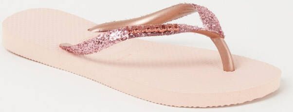 Havaianas Slim slipper met glitter