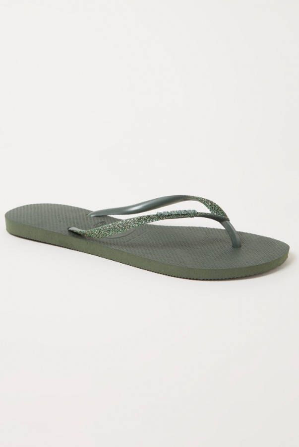 Havaianas Slim slipper met glitter details