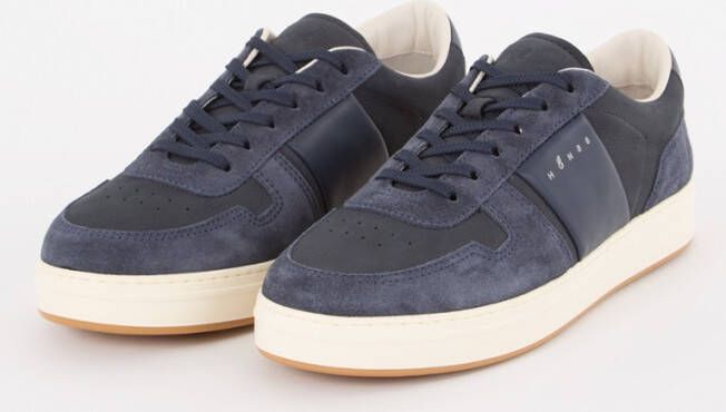 Hogan Allacciato sneaker van leer met suède details