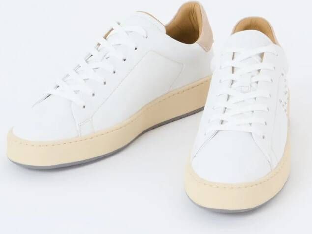 Hogan Sneaker van leer met studs en suède details