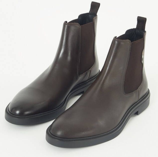 Hugo Boss Calev chelsea boot van leer