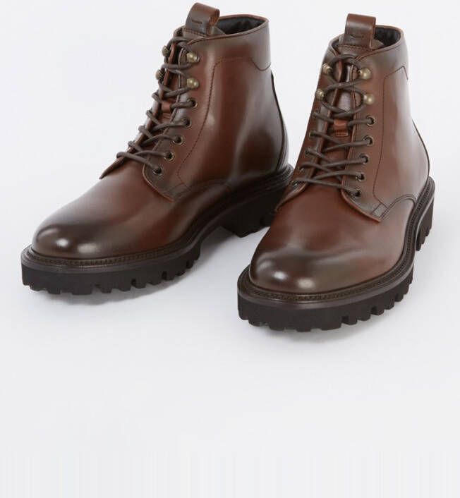 Hugo Boss Julyo veterboot van leer