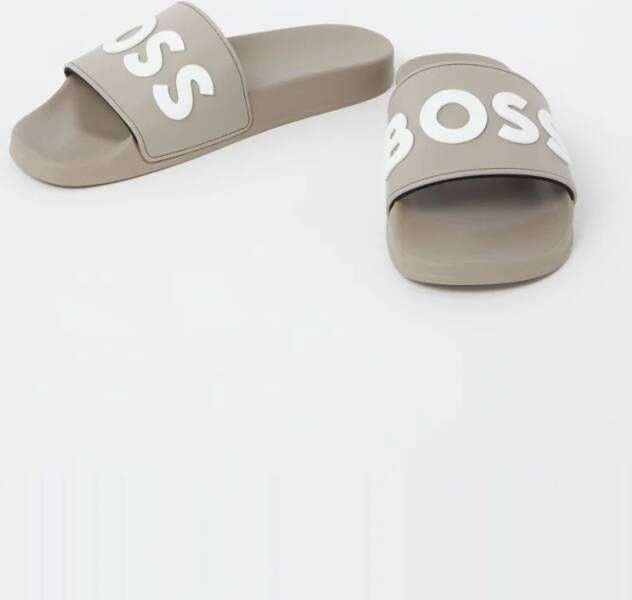 Hugo Boss Kirk slipper met logo