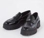 Hugo Boss Kris loafer van lakleer met plateauzool - Thumbnail 2