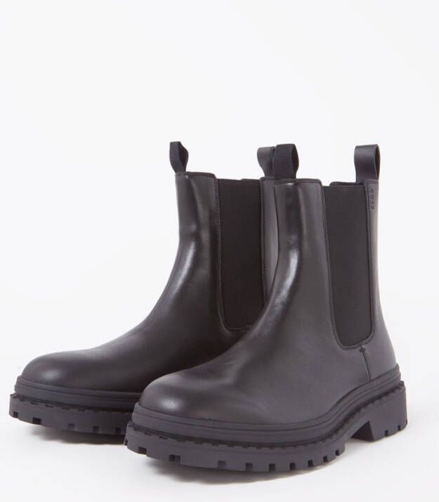 Hugo Boss Nebular chelsea boot van leer