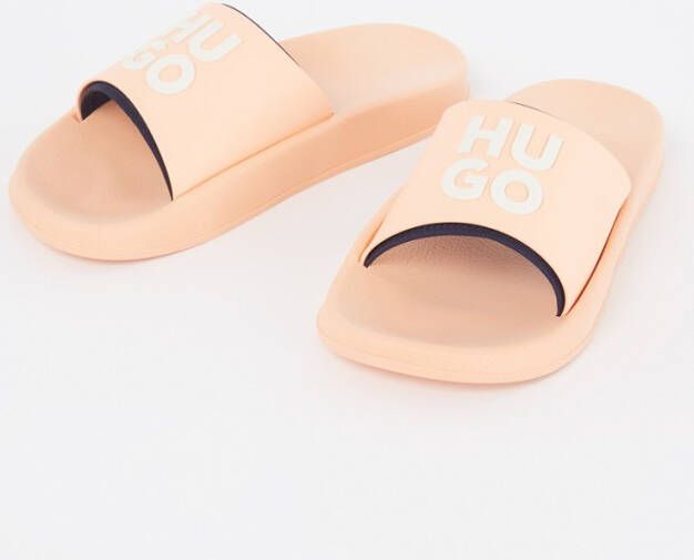 Hugo Boss Nil slipper met logo