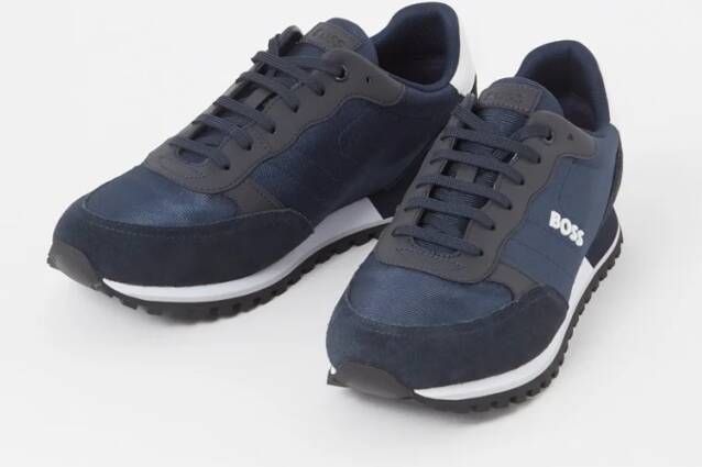 Hugo Boss Parkour sneaker met suède details