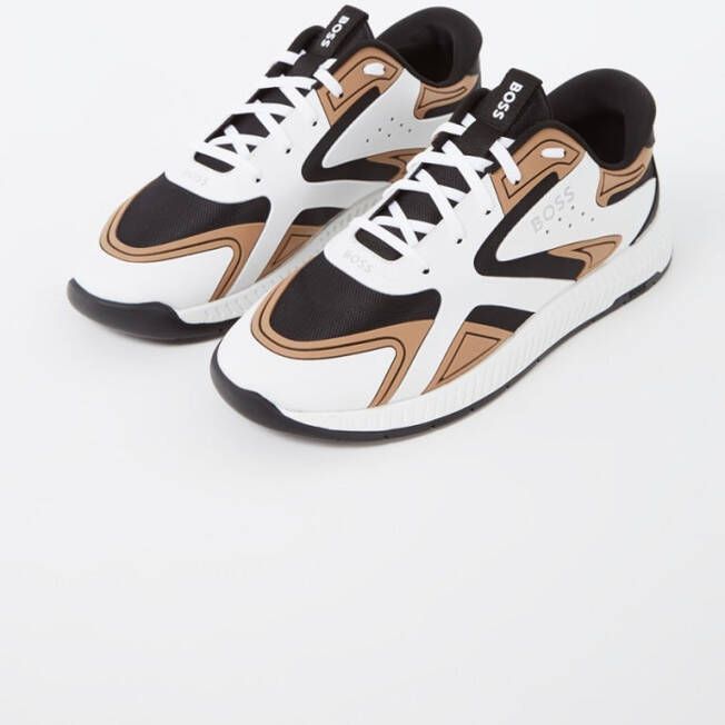 Hugo Boss Titanium Runn sneaker met mesh details