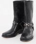 Isabel marant Zwarte Leren Stud-Embellished Vierkante Neus Schoenen Black Dames - Thumbnail 7