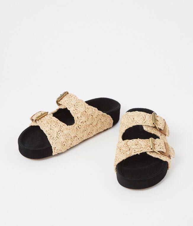 Isabel marant Lennyo slipper van raffia