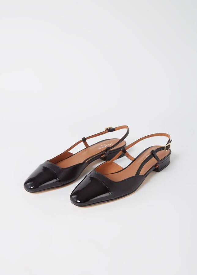 Jonak Dhapou slingback van leer