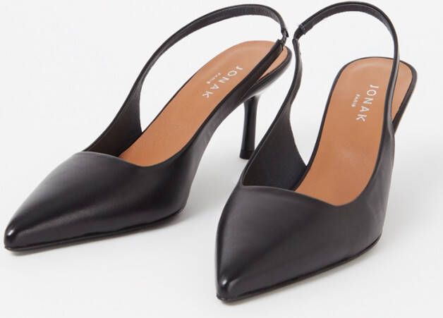 Jonak Diamantine slingback van geitenleer