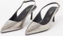 Jonak Diamantus slingback van leer met metallic finish - Thumbnail 2