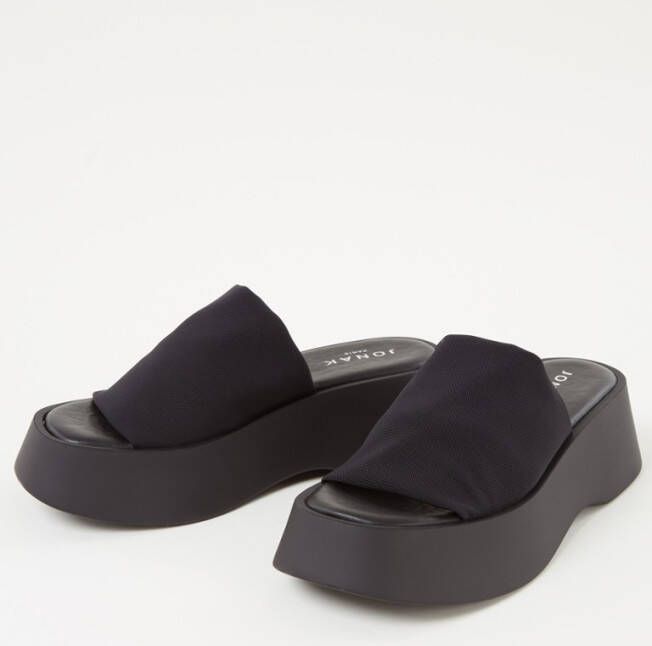 Jonak Eddy slipper met plateauzool