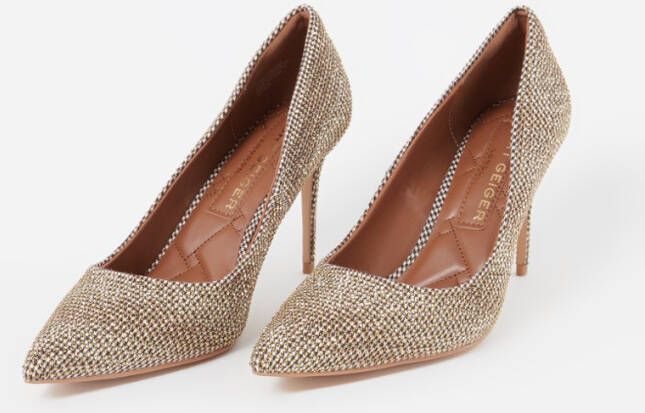 Kurt Geiger Belgravia pump van leer met strass