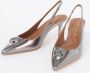 Kurt Geiger Belgravia slingback van leer met metallic finish - Thumbnail 9