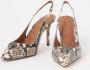 Kurt Geiger Belgravia slingback van leer met slangenprint - Thumbnail 2