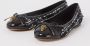 Kurt Geiger Eagle ballerina met tweed-look - Thumbnail 2