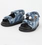 Kurt Geiger Orson sandaal van denim met quilt patroon - Thumbnail 2